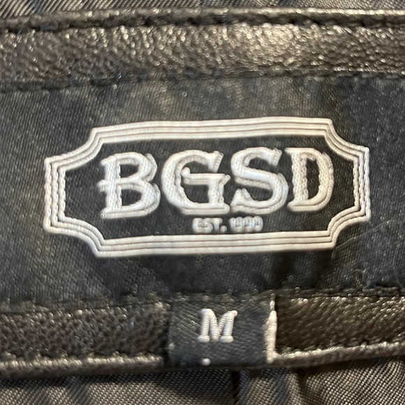 BSGD Womens Danielle Lambskin Leather Walking Coat. Pre-Owned Smoke free home. - Picture 9 of 10